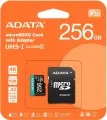 Карта памяти MICRO SDXC ADATA 256GB W/AD. AUSDX256GUI3V30SA2-RA1
