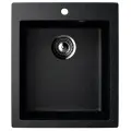 Кухонная мойка Ulgran Classic U-404-308 42х50 цвет черный