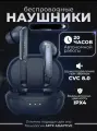 Беспроводные наушники с микрофоном синий