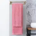 Полотенце банное махровое от бренда Arya home 70х140 Jewel сухая роза