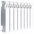 Радиатор биметаллический Rifar Monolit Ventil 350, 08 секций, Нижнее подключение левое (МVL), цвет белый
