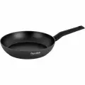Сковорода Rondell Vero, алюминий, антипригарное покрытие, диаметр 26 см, черная