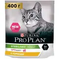 Сухой корм Pro Plan для взрослых стерилизованных кошек и кастрированных котов старше 1 года, с высоким содержанием курицы 400 г х 8 шт