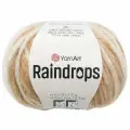 Пряжа для вязания YarnArt 'Raindrops' 50г, 115м (шерсть, полиамид, акрил) (2902 светло-коричневый меланж), 10 шт