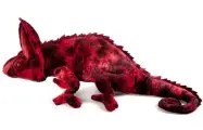 Игрушка мягкая Exoprima Хамелеон, текстиль, высота 110 см, унисекс