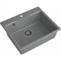 Мойка кухонная GranFest Urban 658 темно-серая
