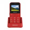 Смартфон XENIUM X718, 2 сим-карты, Bluetooth, кнопочный, красный