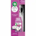 Освежитель воздуха автоматический AirWick Freshmatic + сменный картридж Нежный шелк и лилия, 250мл, 4шт.