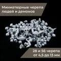 Черепа для ДнД и Вархаммер 84 шт для DnD, Подземелья и драконы