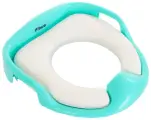 Накладка на унитаз детская, Pituso, мягкое сиденье, боковые ручки, цвет зеленый