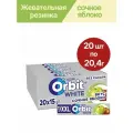 Жевательная резинка Orbit (Орбит) XXL Сочное яблоко, 20шт по 20,4г