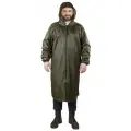 Плащ-дождевик цвета хаки на молнии многоразовый с ПВХ-покрытием, размер 60-62 (XXXL), рост 170-176, грандмасте