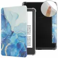 Чехол-книжка CLEAR TPU для Amazon Kindle 11 / 12 (6, 2022/2024 г.) Marble Blue