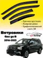 Ветровики, Дефлекторы боковых окон Gac GS8 с 2016-2023/ Ветровики стекол для авто Джи Эй Си (Гак) Джи эс 8