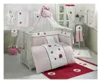 Комплект постельного белья Kidboo Little Ladybug, хлопок 100%, цвет красный