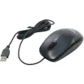 Мышь проводная LOGITECH M100, USB, 2 кнопки + 1 колесо-кнопка, оптическая, черно-серая