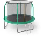 Батут UNIX Line SUPREME BASIC 8 ft (green), диаметр 244 см, допустимый вес пользователя 140 кг