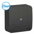 Коробка распределительная Systeme Electric Blanca 75x75x30 квадратная 2 IP42 антрацит BLNRK000016 (комплект из 20 шт.)