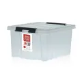 Ящик ROXBOX Home 36л 50х39х25см с клипсами, крышкой прозрачный