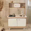Детская кухня Sitstep деревянная игровая белый дуб сонома