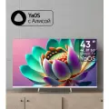 Телевизор Topdevice с ультратонкими рамками, диагональ 43 (TDTV43CS07U_WE), 4K UltraHD, Smart TV YаOS, белый корпус