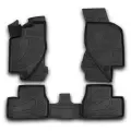 Комплект ковриков в салон ELEMENT F520250E1 для LADA Kalina, LADA Granta, Honda Element 2011-2019 г. черный 1