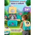 Игровой набор для девочек Собачка щенок, рюкзак-трансформер 2 в 1, Уход за животным, 14 предметов