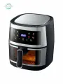 Воздушная фритюрница с прозрачным окном 8L, умная мультифункция, нержавеющая сталь, 1350Вт