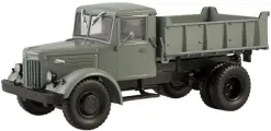 Модель коллекционная автоистория Минский 205 самосвал серый