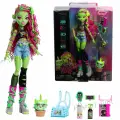 Кукла Monster High Венера Макфлайтрап, с растением-монстром домашним котом Чулианом