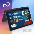 Ноутбук-трансформер Fujitsu LIFEBOOK U5313X U5313X71B BLACK 360°, Intel Core i7-1365U, 32GB LPDDR5-4800MHz, SSD 1TB, Intel Iris Xe Graphics, 13,3 WUXGA Touch + Pen, WINDOWS 11 PRO, клавиатура RU/US, сделано в Японии, гарантия 1 год