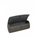 Футляр для очков из натуральной кожи Petek 1855 694.952.26 серый, зернистый