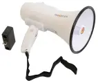 Ручной мегафон рупор громкоговоритель РМ-14СЗ речь, запись, сирена, аккумулятор