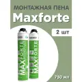 Звукоизолирующая монтажная пена МаксФорте MaxForte SoundFlex, профессиональная, универсальная, 2 шт
