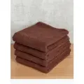 Набор махровых полотенец Sandal оптима 50*90 см, цвет - коричневый, пл. 380 гр. - 4 шт.