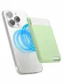 Elago магнитный бумажник (картхолдер) для iPhone, MagSafe Silicone Green