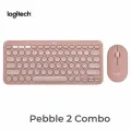 Комплект клавиатура + мышь Logitech Pebble 2 Combo, розовый