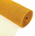 Сетка садовая, 1 x 20 м, ячейка ромб 15 x 15 мм, пластиковая, жёлтая, в рулоне