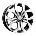 Литой колесный диск K&K КС704 6.5x16/5x114.3 D66.1 ET50 Алмаз черный