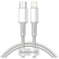 Аксессуар Baseus High Density Braided USB Type-C - Lightning 20W 2m White CATLGD-A02
