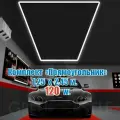 Комплект модульное освещение соты Прямоугольник 1250х2450 мм. 120 W. KAEF.LIGHT / Модульное светодиодное освещение соты, детейлинг, светильник в гараж, сервис, СТО, шоурум, коммерческое освещение, свет для бизнеса, барбершопа