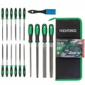 Набор напильников и надфилей разнопрофильных,17 предметов ROCKFORCE