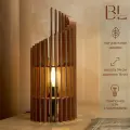 Настольный светильник из дерева, Brillight