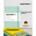 Блокнот Leuchtturm1917 Natural Colors A5 (14.5x21см.) 80г/м2 - 251стр. в точку, твердая обложка, цвет: мятный