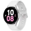 Смарт-часы Samsung Galaxy Watch 5 44мм 1.4 Super AMOLED корп. серебристый рем. белый (SM-R910NZSACIS)