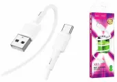 Кабель USB - 8 pin HOCO X83 Victory, 1.0м, 2.4A, белый