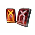 Фонари The Best DLAA X-Black, для LADA 2121/2131, LED, задние, комплект