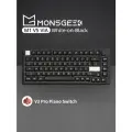 Механическая клавиатура Akko MonsGeek M1 V5 VIA WOB, (Akko V3 Piano Pro), Английская раскладка, Трехрежимное подключение