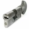 Цилиндровый механизм SECUREMME EVO К75 TOP MODULARE ключ/шток 82 мм. (51+31Ш) никель (личинка замка, сердцевина, секретка, врезной, цилиндр)