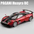 1:18 Pagani Huayra BC спортивная модель из сплава литая металлическая Модель гоночного автомобиля коллекционная модель автомобиля со звуком искусственная детская игрушка подарок, Red